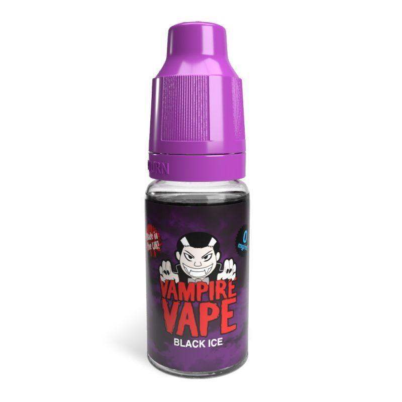 BLACK ICE 10ML E-LIQUID BY VAMPIRE VAPE - 18MG - Vapeslough