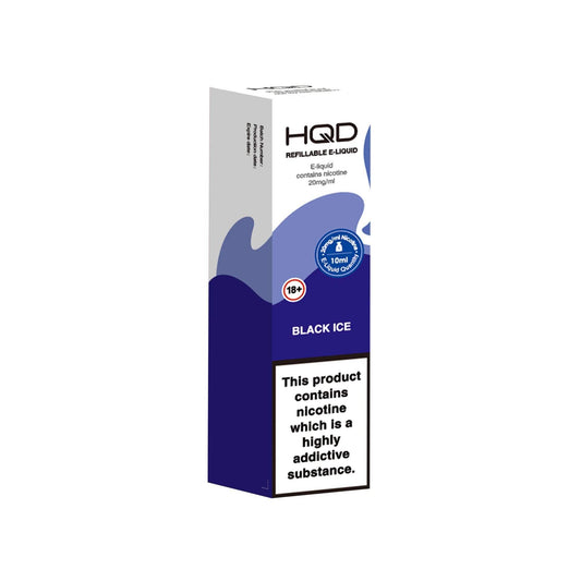 BLACK ICE 10ML E LIQUID NICOTINE SALT BY HQD - Vapeslough