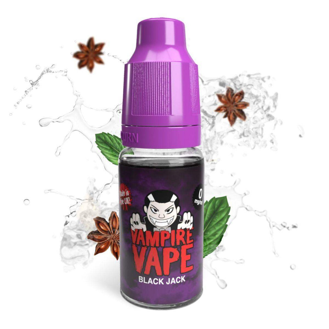 BLACK JACK 10ML E-LIQUID BY VAMPIRE VAPE - 3MG|6MG|12MG - Vapeslough