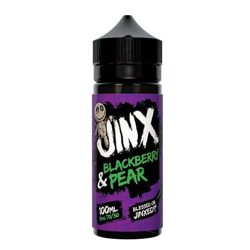 BLACKBERRY & PEAR 100ML SHORT FILL E-LIQUID BY JINX - Vapeslough