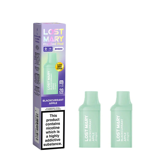 BLACKCURRANT APPLE LOST MARY BM600 PODS (PACK OF 2) - Vapeslough