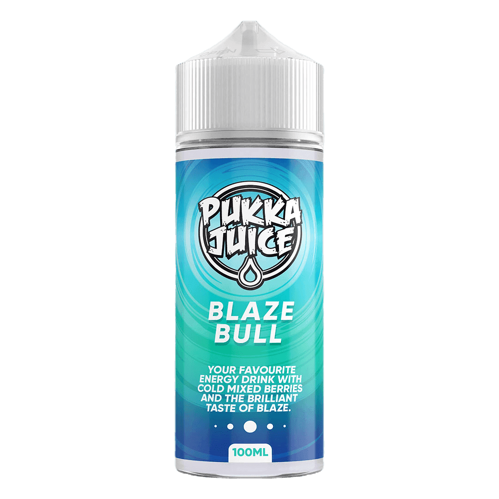 BLAZE BULL 100ML SHORT FILL E-LIQUID BY PUKKA JUICE - Vapeslough