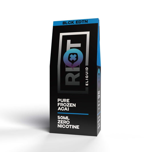 BLCK EDTN - PURE FROZEN ACAI SHORTFILL 100ML BY RIOT SQUAD - Vapeslough