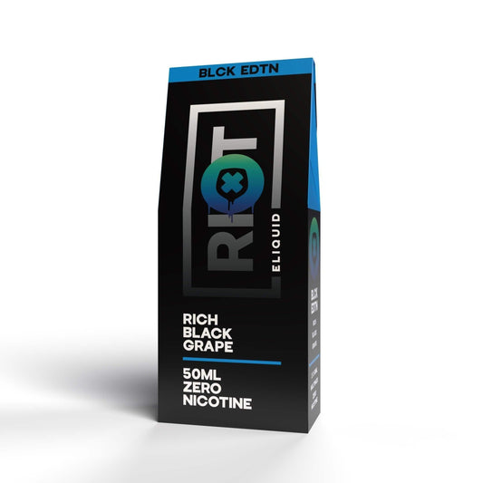 BLCK EDTN - RICH BLACK GRAPE SHORTFILL 100ML BY RIOT SQUAD - Vapeslough