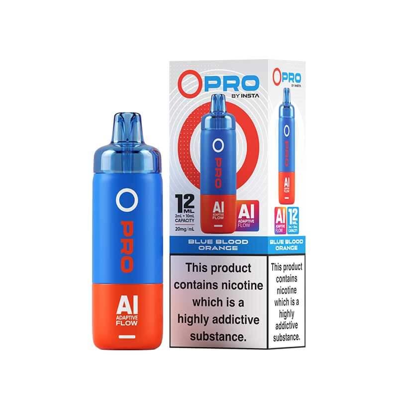 Blue Blood Orange Insta O Pro 10K Prefilled Pod Vape Kit - Vapeslough