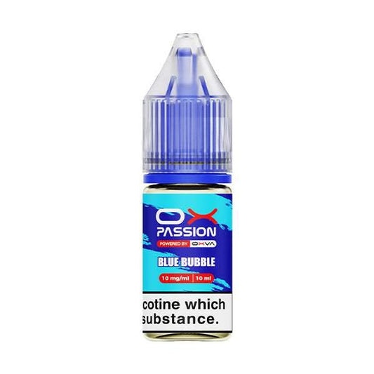 BLUE BUBBLE 10ML NIC SALT BY OXVA OX PASSION 10MG(1%) | 20MG(2%) - Vapeslough