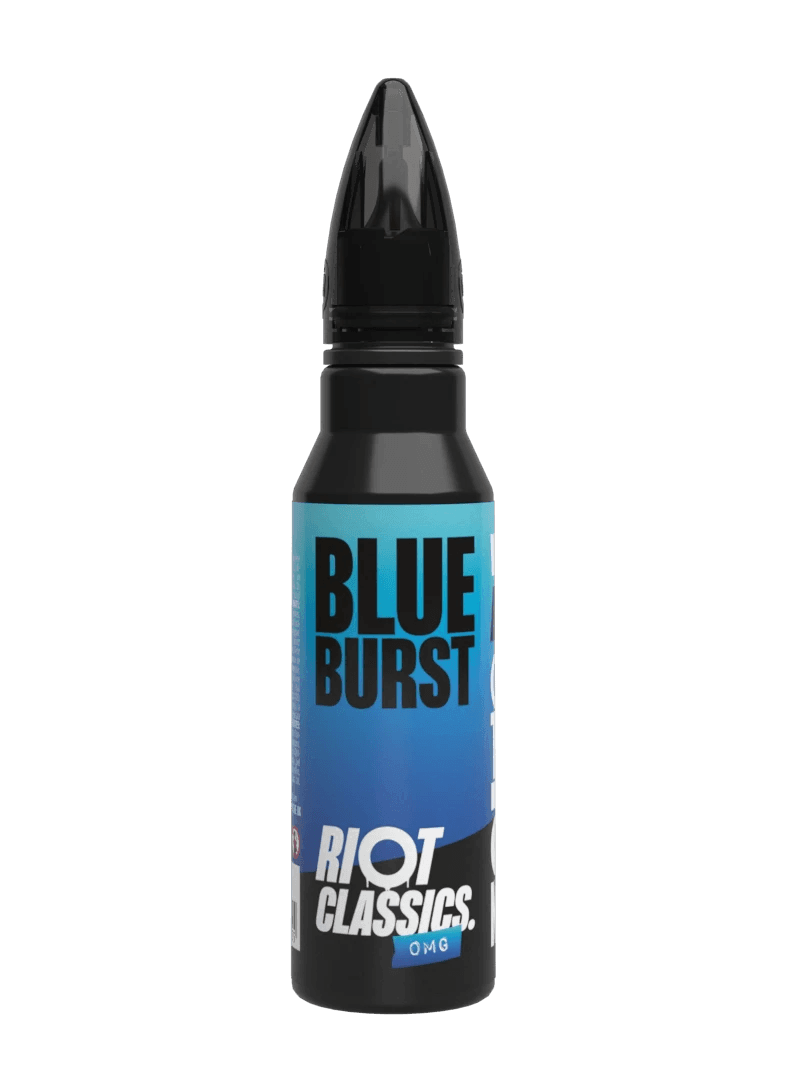 BLUE BURST - CLASSICS 50ML SHORT FILL E-LIQUID BY RIOT SQUAD - Vapeslough