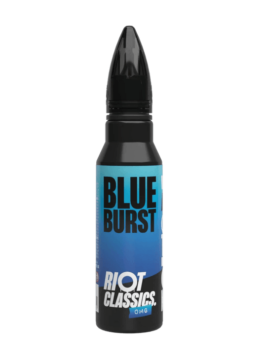 BLUE BURST - CLASSICS 50ML SHORT FILL E-LIQUID BY RIOT SQUAD - Vapeslough