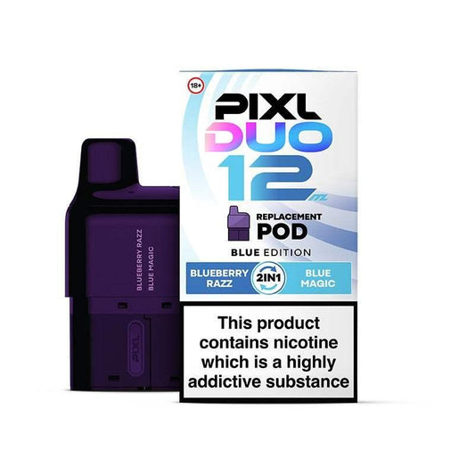 BLUE EDITION - PIXL DUO 12K REPLACEMENT PREFILLED POD - Vapeslough