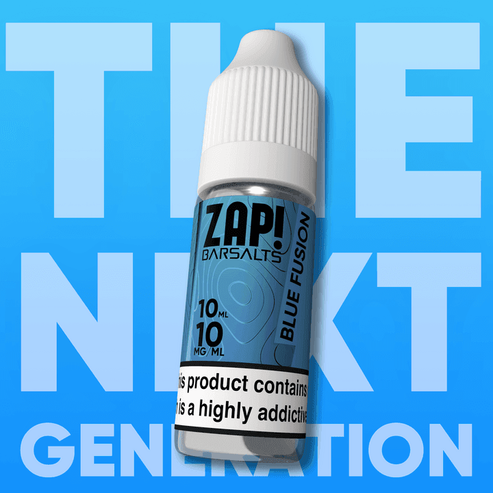 BLUE FUSION ZAP! 10ML BAR NIC SALT E-LIQUID BY ZAP! - 10MG | 20MG - Vapeslough