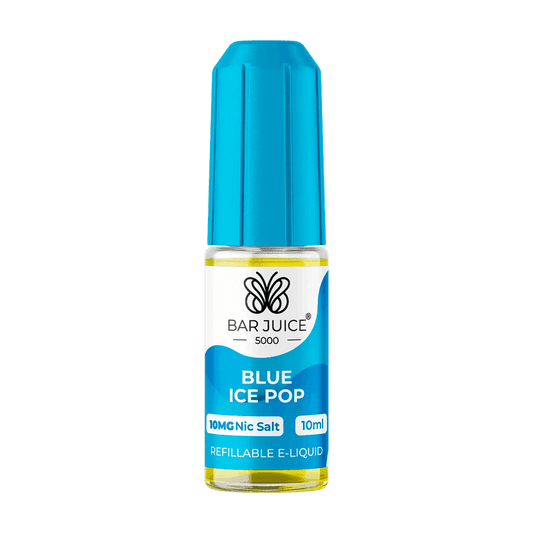 BLUE ICE POP 10ML E LIQUID NICOTINE SALT BY BAR JUICE 5000 - 5MG|10MG|20MG - Vapeslough