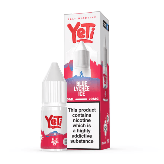 BLUE LYCHEE ICE 10ML NIC SALT E-LIQUID BY YETI SUMMIT - 10MG | 20MG - Vapeslough