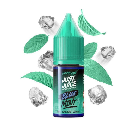 BLUE MINT 10ML NIC SALT E-LIQUID BY JUST JUICE - Vapeslough