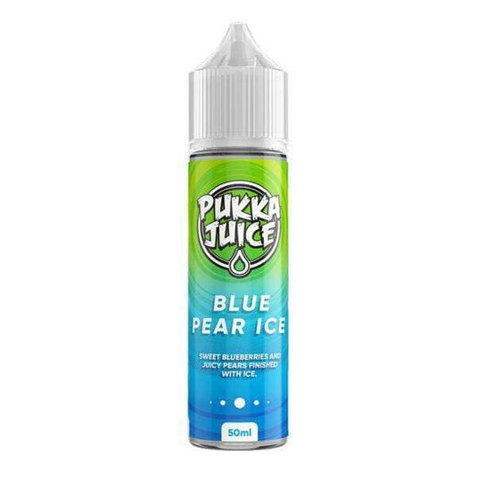 BLUE PEAR ICE E-LIQUID SHORTFILL BY PUKKA JUICE - Vapeslough