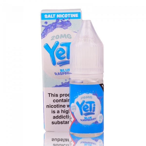 BLUE RASPBERRY 10ML NIC SALT BY YETI - Vapeslough