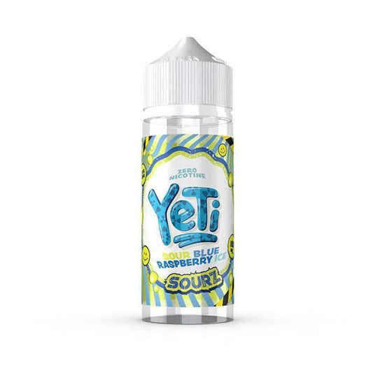 BLUE RASPBERRY ICE 100ML SHORT FILL E-LIQUID BY YETI E-LIQUID - SOURZ - Vapeslough