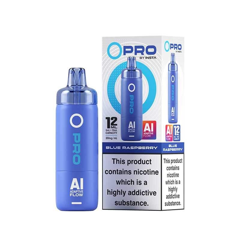 Blue Raspberry Insta O Pro 10K Prefilled Pod Vape Kit - Vapeslough