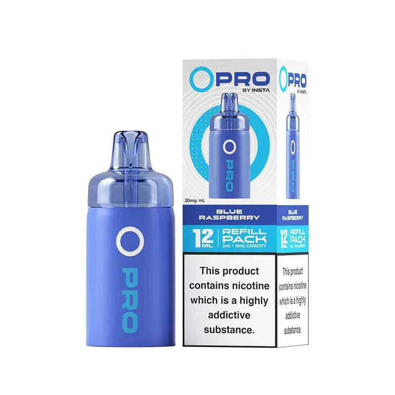 Blue Raspberry Insta O Pro Prefilled Vape Pod + Refill - Vapeslough
