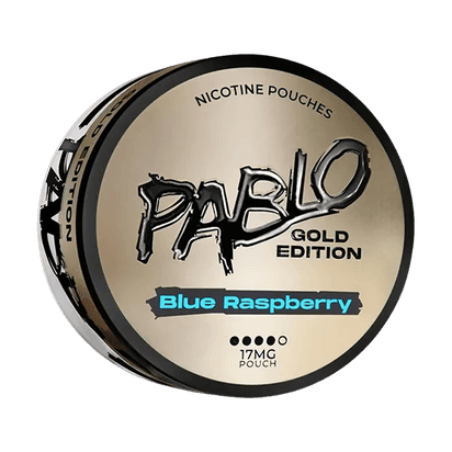 BLUE RASPBERRY - PABLO GOLD EDITION NICOTINE POUCHES - 20PCS - 17MG - Vapeslough