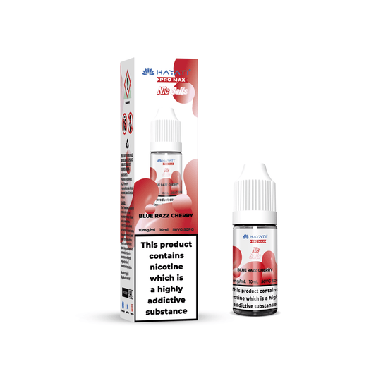 BLUE RAZZ CHERRY 10ML NIC SALT BY HAYATI PRO MAX 10MG(1%) | 20MG(2%) - Vapeslough