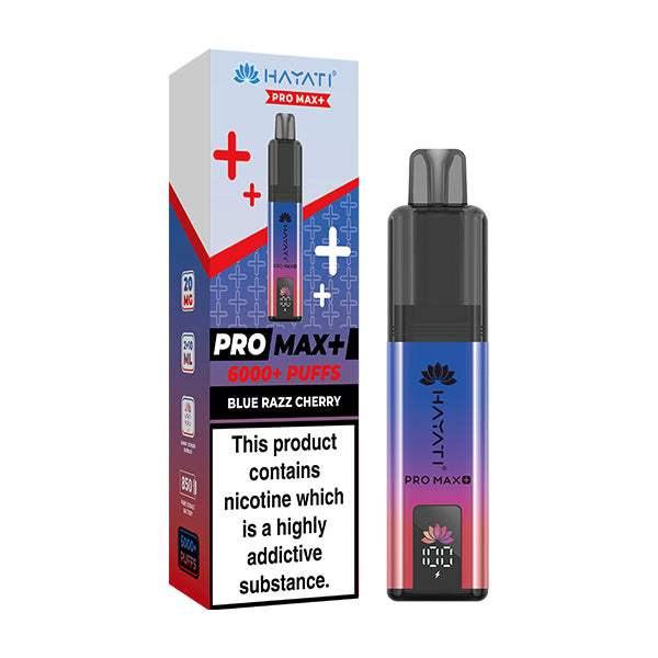BLUE RAZZ CHERRY - HAYATI PRO MAX+ DISPOSABLE VAPE - 20MG(2%) - Vapeslough