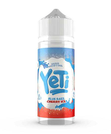 BLUE RAZZ CHERRY ICE 100ML SHORT FILL BY YETI - Vapeslough