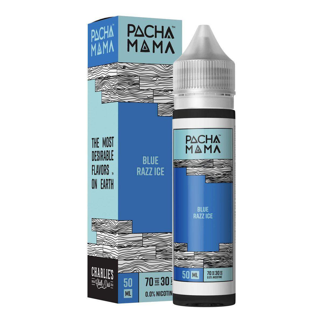 BLUE RAZZ ICE 50ML SHORT FILL E-LIQUID BY PACHA MAMA - Vapeslough