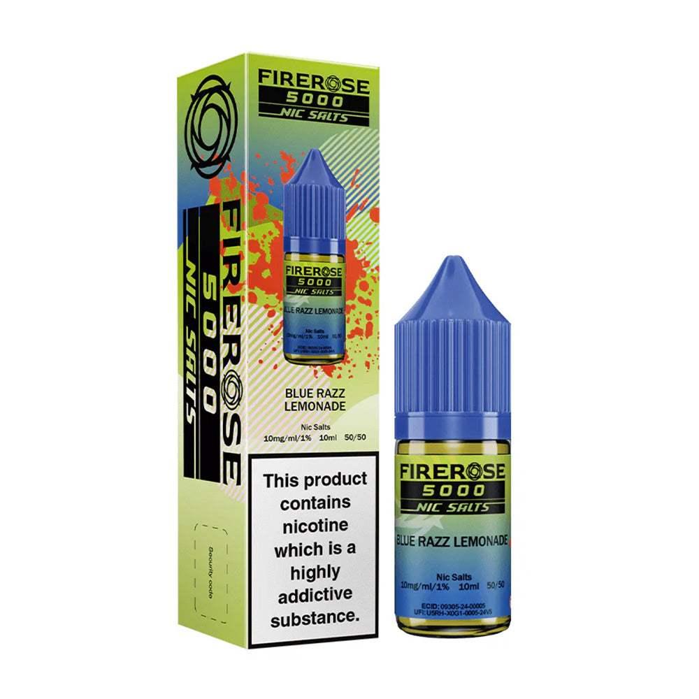BLUE RAZZ LEMONADE - FIREROSE 5000 - 10ML NIC SALT BY ELUX LEGEND 10MG(1%) | 20MG(2%) - Vapeslough