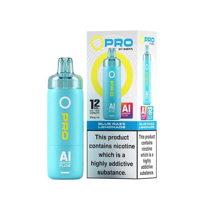 Blue Razz Lemonade Insta O Pro 10K Prefilled Pod Vape Kit - Vapeslough