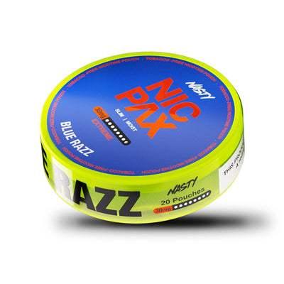 BLUE RAZZ NIC PAX NICOTINE POUCHES - 20PCS - 16MG | 30MG - Vapeslough
