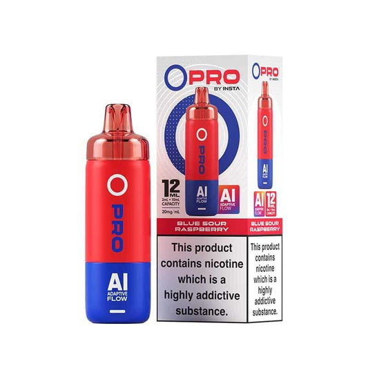Blue Sour Raspberry Insta O Pro 10K Prefilled Pod Vape Kit - Vapeslough