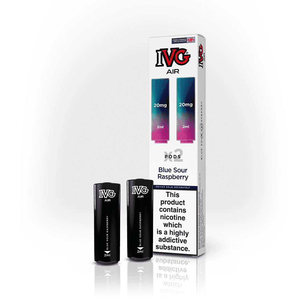 BLUE SOUR RASPBERRY IVG AIR 4IN1 PODS - Vapeslough