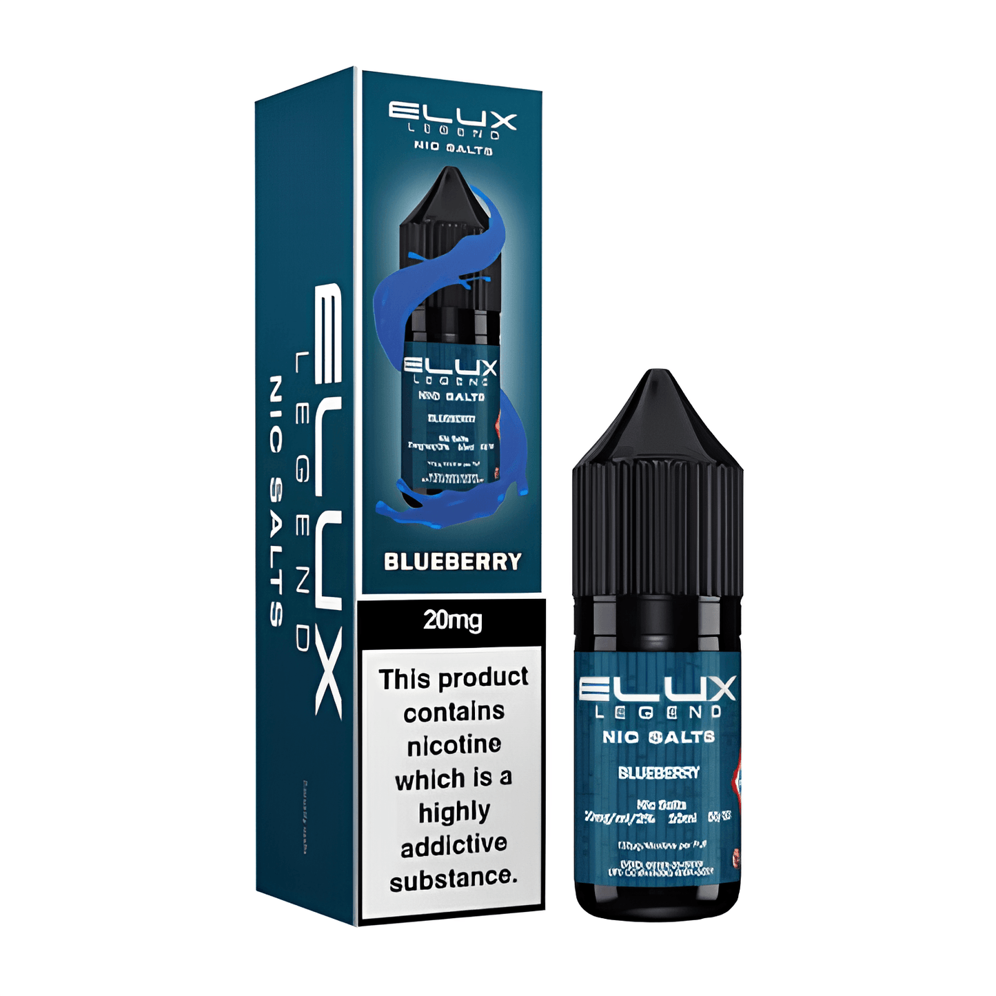 BLUEBERRY 10ML NIC SALT BY ELUX LEGEND 10MG(1%) | 20MG(2%) - Vapeslough