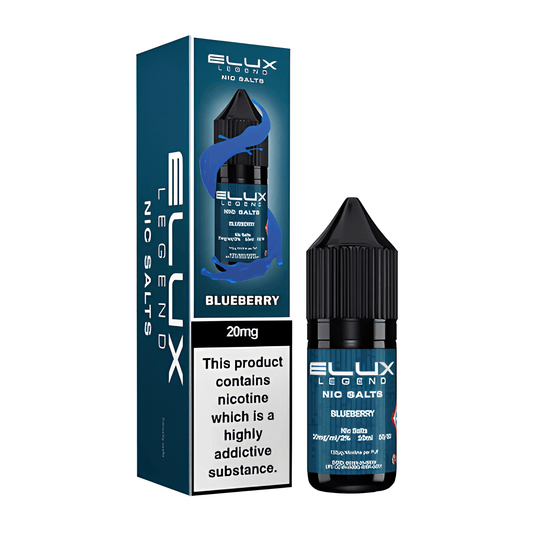 BLUEBERRY 10ML NIC SALT BY ELUX LEGEND 10MG(1%) | 20MG(2%) - Vapeslough