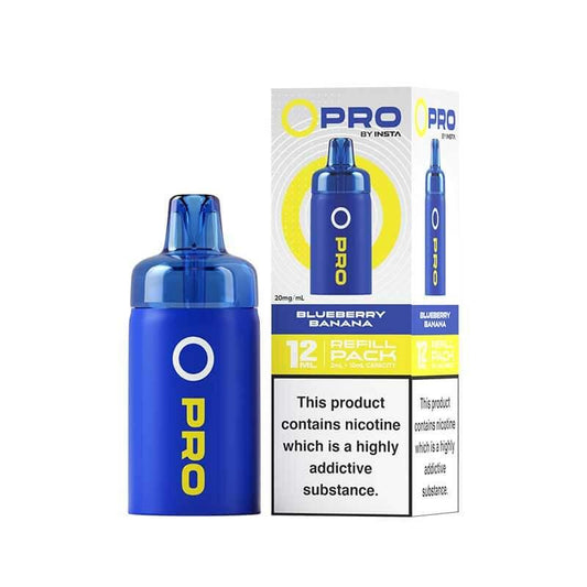 Blueberry Banana Insta O Pro Prefilled Vape Pod + Refill - Vapeslough