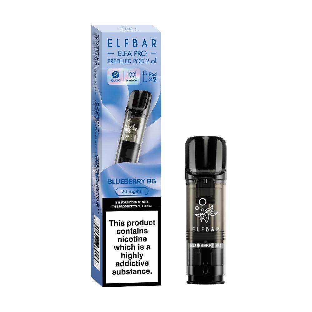 BLUEBERRY BG ELF BAR ELFA PRO PODS (PACK OF 2) - Vapeslough