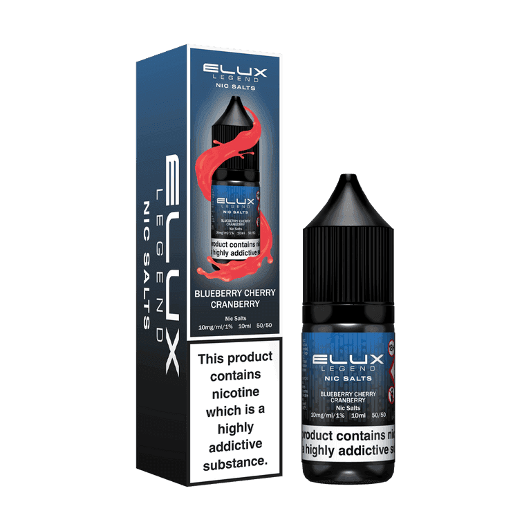 BLUEBERRY CHERRY CRANBERRY 10ML NIC SALT BY ELUX LEGEND 10MG(1%) | 20MG(2%) - Vapeslough