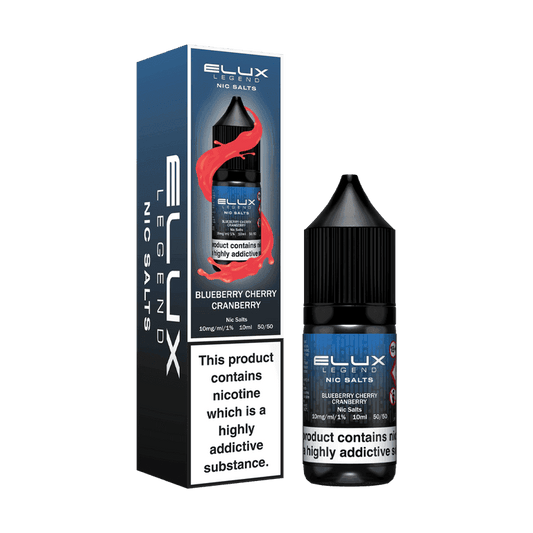 BLUEBERRY CHERRY CRANBERRY 10ML NIC SALT BY ELUX LEGEND 10MG(1%) | 20MG(2%) - Vapeslough