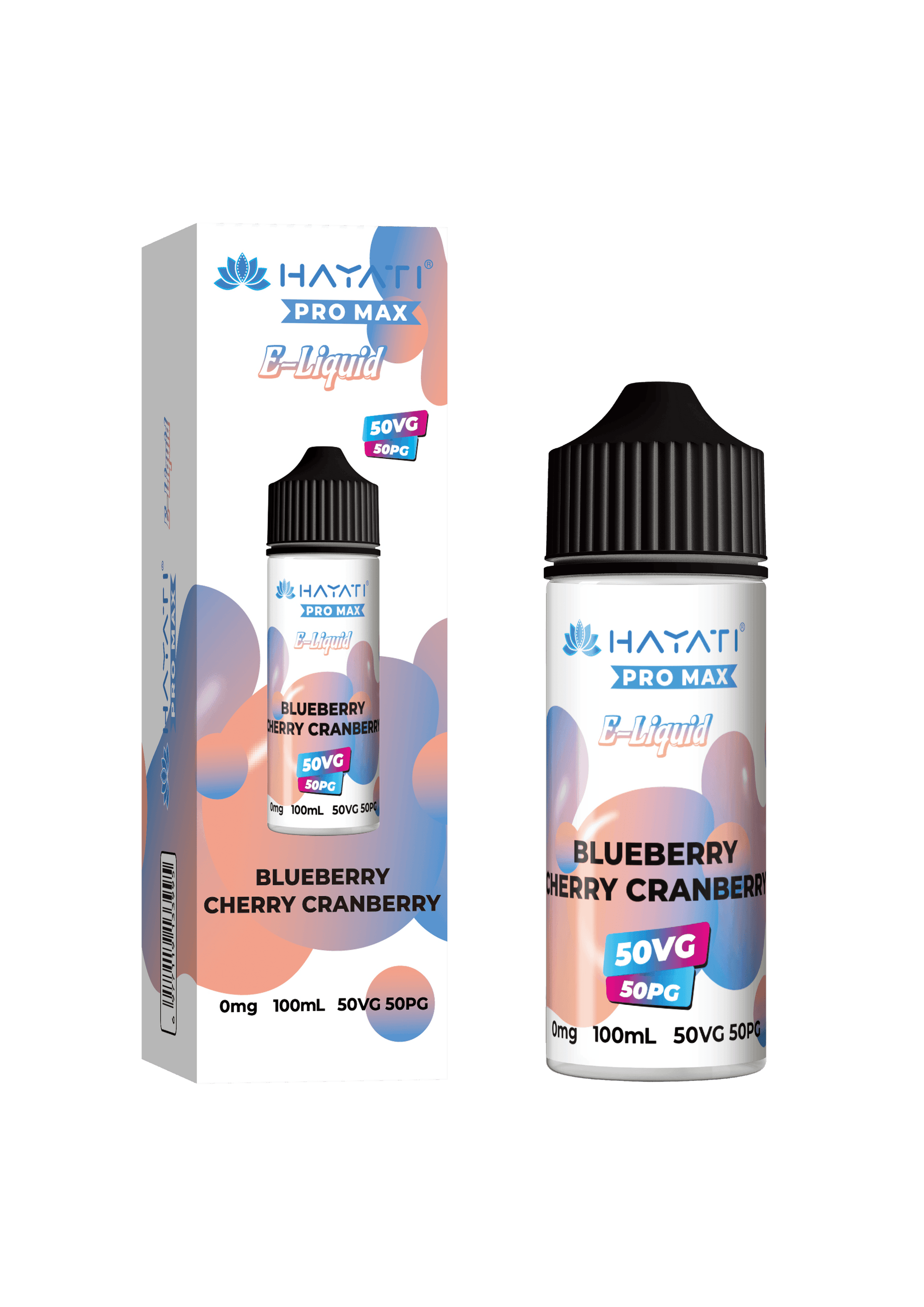 BLUEBERRY CHERRY CRANBERRY - HAYATI PRO MAX 100ML SHORT FILL - 50/50PG/VG E-LIQUID - Vapeslough