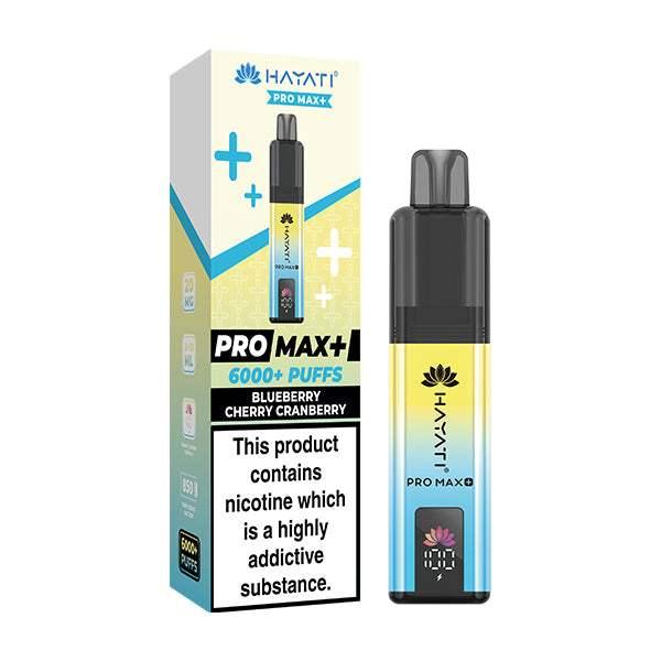BLUEBERRY CHERRY CRANBERRY - HAYATI PRO MAX+ DISPOSABLE VAPE - 20MG(2%) - Vapeslough