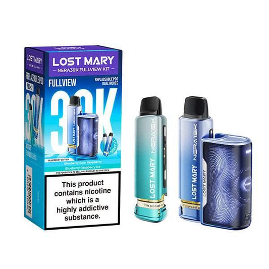 BLUEBERRY EDITION - LOST MARY NERA FULLVIEW 30K POD PRE-FILLED KIT - Vapeslough
