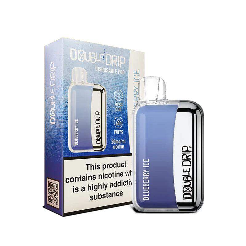 BLUEBERRY ICE - DOUBLE DRIP DISPOSABLE VAPE - Vapeslough