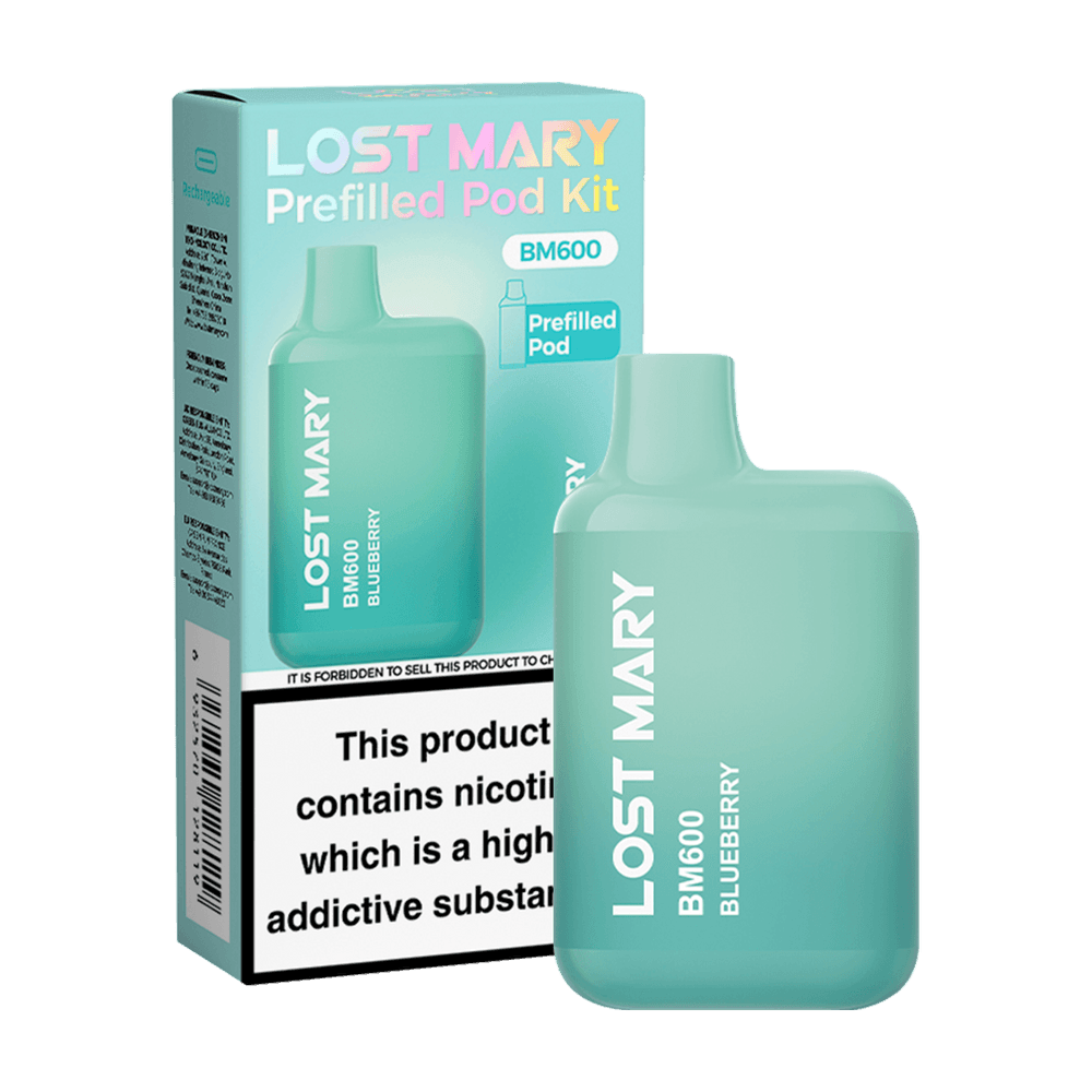 BLUEBERRY - LOST MARY BM600 PREFILLED POD KIT - Vapeslough