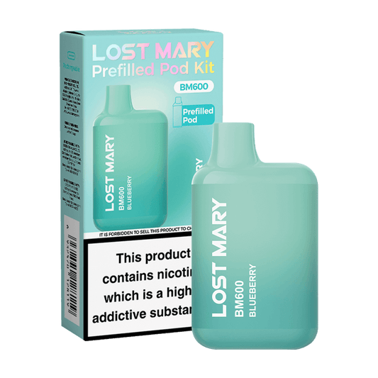BLUEBERRY - LOST MARY BM600 PREFILLED POD KIT - Vapeslough
