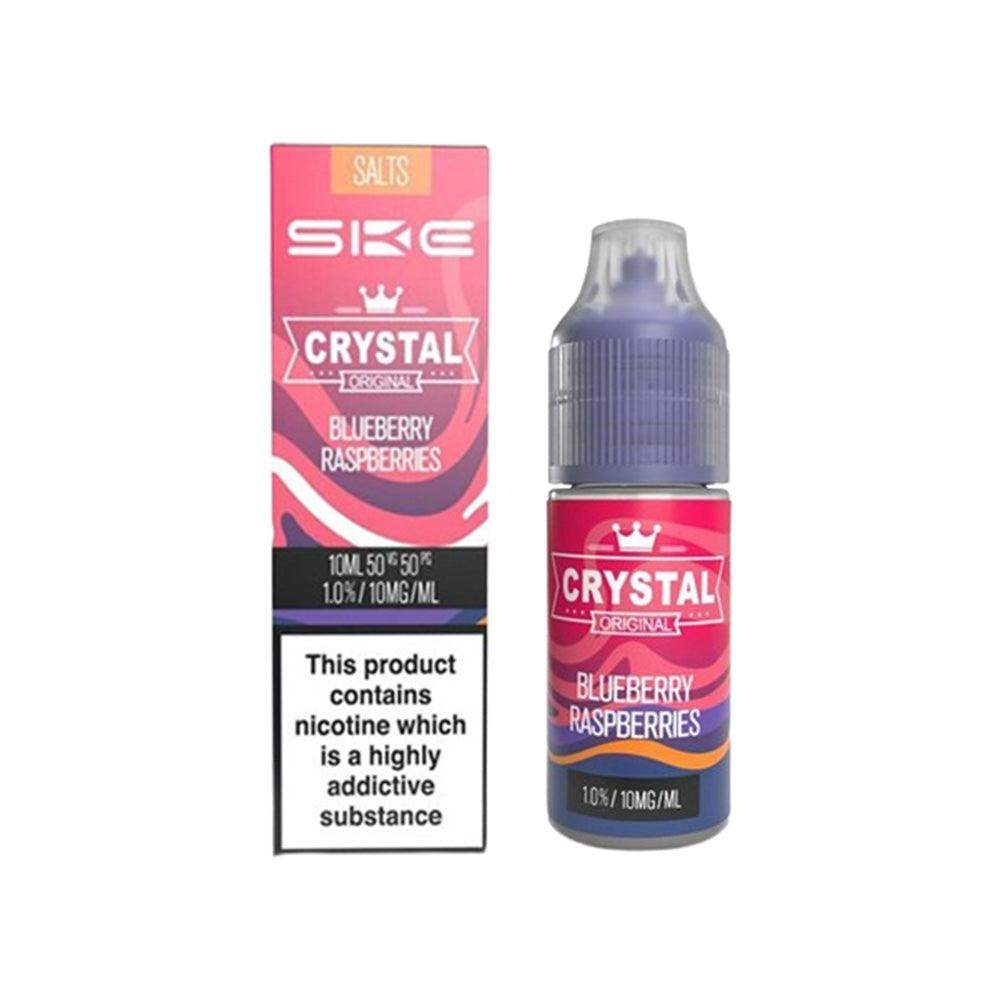 BLUEBERRY RASPBERRIES 10ML NIC SALT E-LIQUID BY SKE CRYSTAL ORIGINAL - Vapeslough