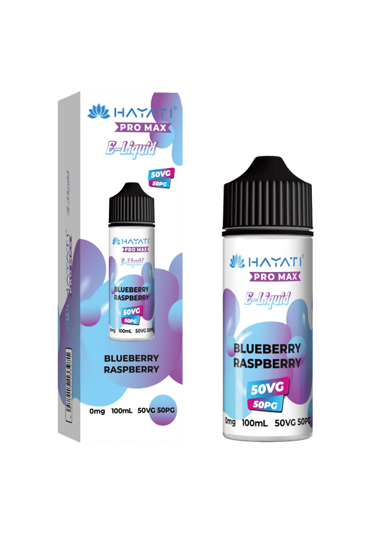 BLUEBERRY RASPBERRY - HAYATI PRO MAX 100ML SHORT FILL - 50/50PG/VG E-LIQUID - Vapeslough