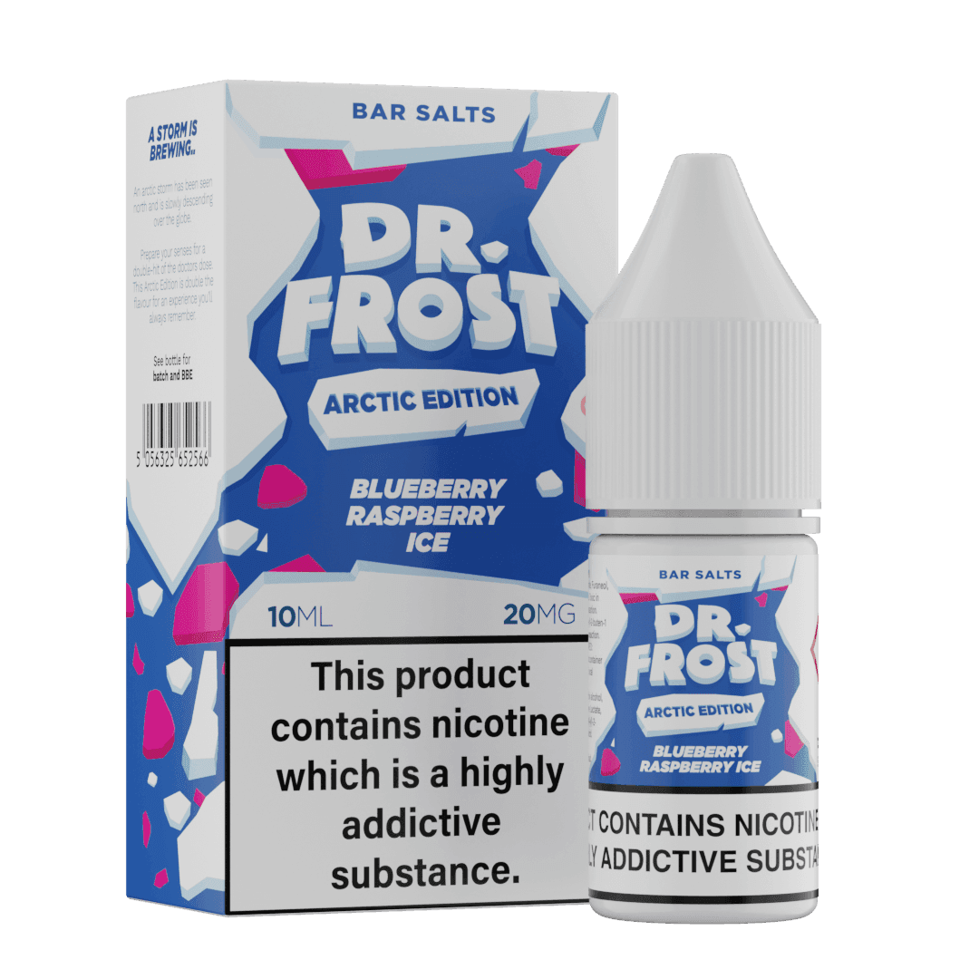 BLUEBERRY RASPBERRY ICE 10ML NIC SALT BY DR FROST - ARCTIC EDITION - Vapeslough