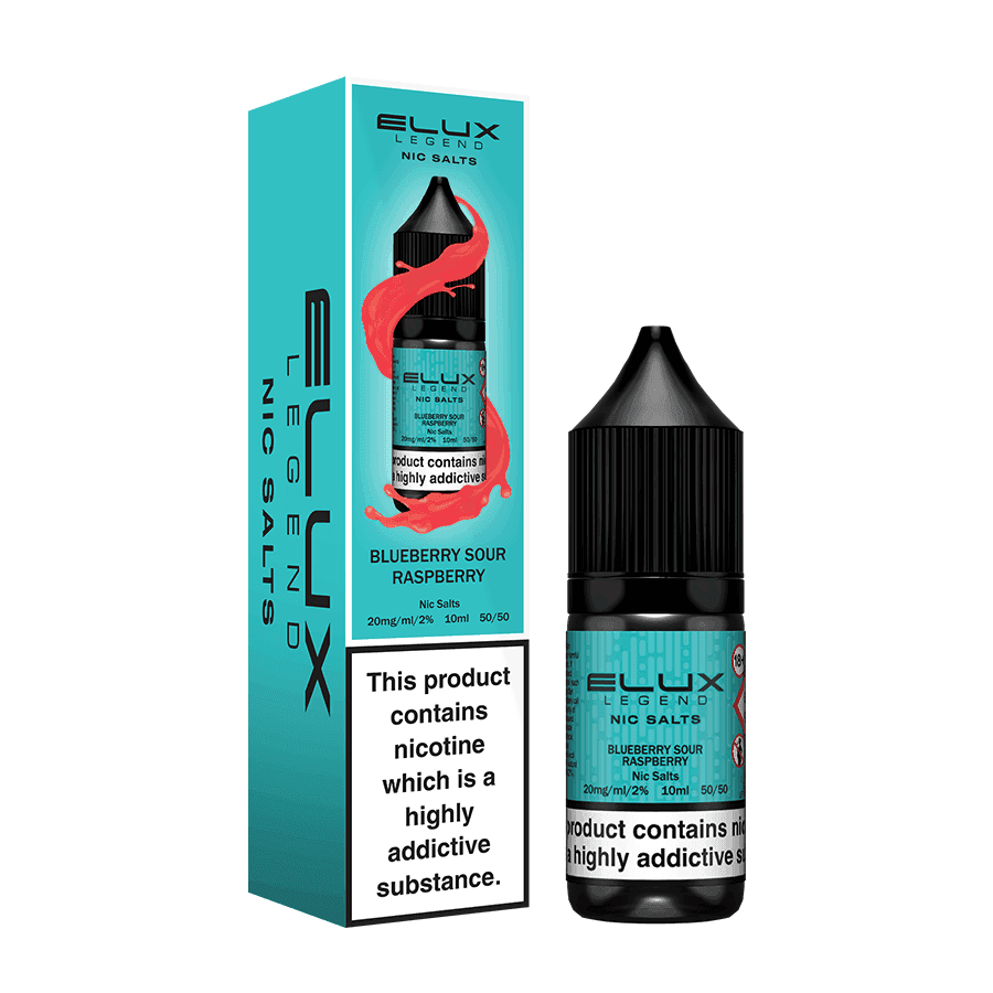 BLUEBERRY SOUR RASPBERRY 10ML NIC SALT BY ELUX LEGEND 10MG(1%) | 20MG(2%) - Vapeslough