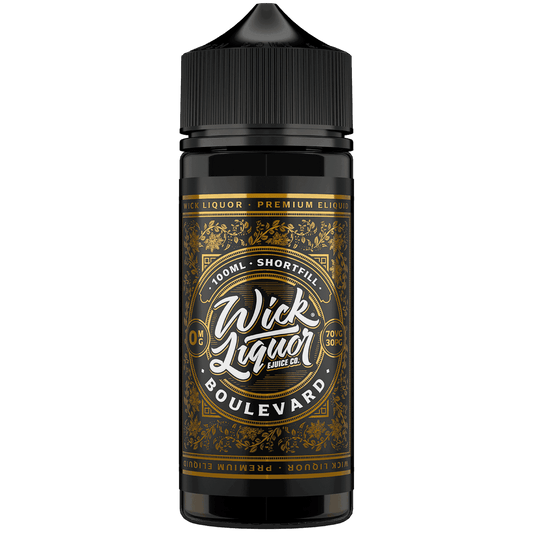 BOULEVARD 100ML SHORT FILL BY WICK LIQUOR - Vapeslough