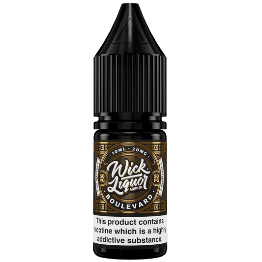 BOULEVARD 10ML NIC SALT BY WICK LIQUOR - 10MG | 20MG - Vapeslough